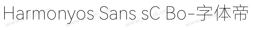 Harmonyos Sans sC Bo字体转换